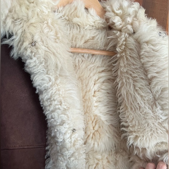 Gorgeous Vintage 70s Afghan Penny Lane Suede and Shearling Sheepskin Coat - Picture 6 of 12